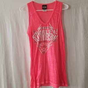 Harley-Davidson Pink tank top